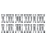 3D-Scan-Marker, ID 6 mm, Außendurchmesser 10 mm, Tracking-Punkte mit hoher Reflexion und starker Haftung, 1000 Stück 3D-Scanner-Referenzpunktmarkierungen für Bewegungserfassung,