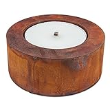 Scheulen Metall Zylinder Rost inkl. Flammschale Ø 26 cm / 10 cm