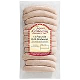 Franz Ludowig Premium Bratwurst '11 Freunde', Grill-Bratwurst vom Strohschwein, 11 x 100g, Handwerksproduktion, Vakuumverpackt
