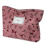 Aucuu Kulturtasche Kosmetiktasche, Kosmetiktasche Cord, Kosmetiktasche Multifunktionaler, Groß Kapazität Kosmetiktasche Waschtasche, Reisen Kulturtasche, Kulturbeutel Schminktasche Taschen Organizer