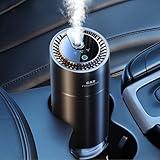 Ceeniu Auto Lufterfrischer, Ultraschall-Zerstäuber, Einstellbare Konzentration, Auto EIN-/Ausschalten, Eingebauter Akku, 45ml Natürlicher Auto Parfüm, Hält 4 Monate, F26 Auto Duft, Samtige Vanille