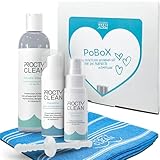 ProctyClean PoBox - Inftimpflege für den Po. Patentiert! Spezielle Pflege bei Hämorrhoiden, Analfissur, feuchtes Toilettenpapier. Schnelle Hilfe bei Jucken und Brennen.