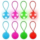 LED Blinklicht Schulranzen, 8 Stück LED Reflektoren Kinder Sicherheitslicht Reflektoren Schulranzen, wasserdichte Sicherheit Licht Reflektor Anhänger für Rucksack Joggen Wandern Laufen