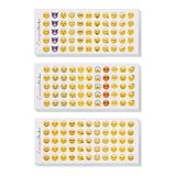 24 Blatt Emoji Sticker Aufkleber Smiley,Klein Kinder Notizbuch Dekoration,Lustig Emoji Aufkleber Happy Facesticker,für Kinder Emoji-Belohnungen für Lehrer,inspirierende Aufkleber Belohnungsaufkleber