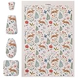 Yhsioaklo Transferpapier aus Keramik, Transferpapier für Ton, Blumen-Keramik-Ton-Aufkleber, wasserlösliches Transferpapier, bunte Blumen