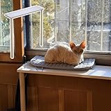 Fensterbank Verbreiterung Innen Fensterbank-Sitzplatz für Katzen, Fensterbankverlängerung, Platzsparende Ablageverlängerung zum Sonnenbaden für Katzen(89x20x80cm (35x7 7/8x31 1/2'))