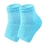 Nuwelo Hydra-Fersen-Socken gegen Hornhaut, Gel-Socken für trockene, rissige Füße, feuchtigkeitsspendend mit Aloe Vera, Vitamin E, weiche Fußpflege, Hornhautentfernung (1 Pair)