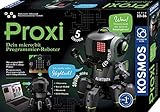 KOSMOS 620585 Proxi - Dein microbit Programmier-Roboter, mit 5 Sensoren, LED-Display, Bluetooth, Soundmodul, Programmieren und staunen, Experimentierkasten für Kinder ab 10-16 Jahre, Roboter-Spielzeug
