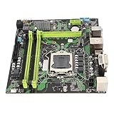 Desktop-Motherboard, B75 HM LGA 1155 Slot 4 DDR3 6 Gbit/s NVME PCIe X16 ATX-Motherboard, mit SATA M.2-Schnittstelle VGA DVI HDMI-Ausgang, für Core I7 I5 I2