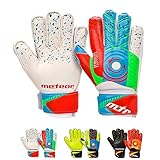meteor Defence Fussball Torwarthandschuhe fur Kinder Spieler-Handschuhe Heren fußball-Handschuhe Damen tormann Handschuhe schutzt die Finger tormannhandschuhe Jungen Torwart Spieler Handschuhe Catch