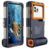 [ Upgrade] wasserdichte Handyhülle Wasserdicht tief 15m IPX8 Universelle Tauchen Professionelle Handy Unterwasser Hülle Handytaschen für iPhone Samsung Huawei, Tauchen Schnorcheln