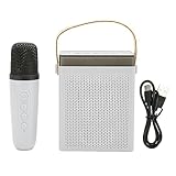 Karaoke Machine, 360 -Grad -Surround -Sound -Effekt Tragbarer Karaoke -Lautsprecher, Long Battery Life Machine für Home Party KTV (BONKZEBUz1hfngbmps-12)