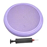 Oshhni Balancematte, Flache Unterlage, Yogamatte, Stabilität für, Gymnastik, Sport, Kinder, Erwachsene, Lila
