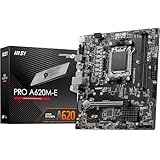 MSI PRO A620M-E Mainboard Micro-ATX - Unterstützt AMD Ryzen 7000 Series Prozessoren, AM5 - DDR5 Memory Boost 6400+MHz/OC, 1 x PCIe 4.0 x16, 1 x M.2 Gen4