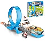 Spielzeugautoset: Bausatz-Set mit Rennspielzeug, sicher und bunt, zum Laufen für Kinder, Klettern an Wänden um 360 °, robust für den Innen- und Außenbereich