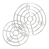 Alipis 2 Stück Multifunktionales Dampfgarer Regal aus Höhenverstellbares Dampfgitter für Eier Gemüse und Kochzubehör für Haushalt