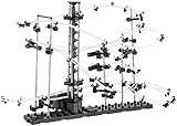 Playtastic Kugelachterbahn: Professionelle Kugel-Achterbahn, 193-teiliger Bausatz (Kugelbahn für Erwachsene, Kugelbahn Bausatz Erwachsene, perpetuum Mobile)