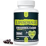 Liposomale Ubiquinol CoQ10 1000 mg – Aktive Form, Vegan, leicht zu schlucken, 60 Softgels – Ohne Gentechnik, Soja & Gluten, 60 stück (1er Pack)