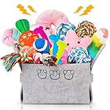 21 Stück Welpenspielzeug-Set/kauspielzeug welpe Langlebiges Kauspielzeug und Quietschspielzeug Intelligenz - Naturbaumwolle und Ungiftig-Kauspielzeug für kleine und mittelgroße Hunde, zum Spielen