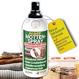 GREEN GUARDIA Motten Abwehrspray Power-Konzentrat 200 ml – Mottenschutz für Kleiderschrank & Kleidung – Sprühfertiges Mottenspray gegen Motten in Textilien & Schränken – Rückstandsfrei