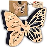 sagl.tirol® Schmetterling Geschenk aus Holz, besonderer Mensch Geschenk, toller Mensch Geschenk, Schmetterlinge Deko, Holz Geschenke, Butterflies, Geschenk für einen lieben Menschen