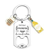 QTZXZX Geschenk Willst du mein Paten sein, Schlüsselanhänger, Geschenk für Paten, personalisierbar, Flaschenöffner, Herren, Geburtstag, Geschenk, Taufe, Vatertag (2)