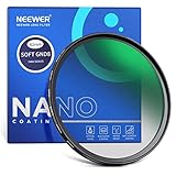 NEEWER 62mm HD Soft GND8 Verlaufsfilter, 3 Blendenstufen (0,9) weicher Grauverlaufsfilter mit 30 lagiger Nanobeschichtung/wasserabweisend/Kratzfest/Antireflexion für ausgewogenen Lichtanteil