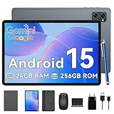 TABWEE T20 Tablet mit Tastatur - Android 15, 24GB RAM+256GB ROM (2TB TF), Octa-Core, Tablet 10 Zoll, 5000mAh, 8MP+5MP, Gemini AI, Widevine L1, 5G WiFi, GPS, Face ID (2J Garantie)