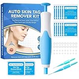 Alcura Komplett Set，Hautanhängsel Und Warzen Entferner Mit Doppelseitigem Stift Gummibändern Hautflecken Entfernung Schmerzfrei Für Gesicht Körper Home Anwendung