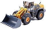 KAYISI Konstruktions-LKW-Spielzeug, Modellauto-Konstruktionsfahrzeug-Spielzeug-Lader-Modell-Spielzeug Druckguss-Modell 1:50 Bagger-Modell-Kind-Geschenk (Color : Yellow)