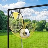 Ricyea 2 Stück Fußballtor Zielnetz 45x55cm, Fussballnetz für Garten Fussballtor, einfache Montage Fußballzielnetz, Fußballtor Zubehör für Fußball Training (2 Stück)