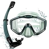 Schnorchelset Erwachsene Taucherbrille mit Schnorchel Volltrocken für Herren und Damen Anti-Leck & Anti-Fog
