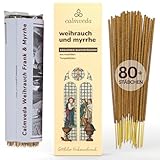 Frankincense Räucherstäbchen Weihrauch mit Myrrh - (80 weihrauch stäbchen) Kirche Räuchern, Recycelte Blüten | Weihrauch zum Räuchern | Räucherstäbchen Set mit räucherwerk