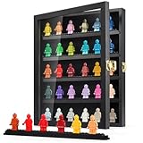 TJ.Moree Minifigur Vitrine für Sammlerstücke, Minifigur Vitrine Wandhalterung, 27,9 x 34,0 cm, Schwarz
