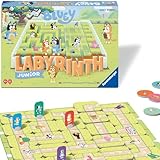 Ravensburger 24711 - Bluey Junior Labyrinth - Die Junior-Ausgabe des Familienspiel-Klassikers für Fans der beliebten Hunde-Serie, für 2 bis 4 Spieler ab 4 Jahren