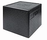 Pizzabox m. Deckel, Isolierbox 410x410x395mm, Thermobox, Transportbox, Top-Box