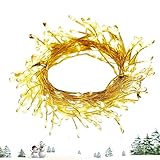 Lichterkette Für Innen - LED Lichterkette Weihnachtsbaumdekoration | Wassergeschützte Deko Für Garten Schlafzimmer Wohnzimmer Terrasse Baum Innen Außen