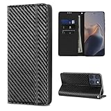 CXTcase Handyhülle für Motorola Edge 60 Fusion Hülle mit Kartenfach und Standfunktion,Schutzhülle Klapphülle Handytasche Lederhülle Flip Case für Motorola Edge 60 Fusion,Schwarz