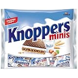 2 x 200g Knoppers Minis knusprige Waffelkugeln gefüllt Milch- und Nougatcreme