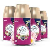 Glade (Brise) Automatic Spray Nachfüller, Raumduft, Lang Anhaltender Geruchsentferner, Duftspray für Zuhause, Relaxing Zen, 4er Pack (4 x 269 ml)