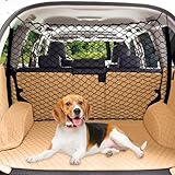 STARROAD-TIM 120 * 70CM Hunde Auto Netz Hundegitter Auto Hundeschutznetz Auto Hunde-Auto-Trennnetz Haustier-Trennnetz für den Rücksitz für LKW SUV und Limousinen Haustier-Rückhaltenetz