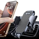 andobil Handyhalterung Auto Lüftung [ 2025 Upgrade Lüftungsclip ] Kfz Handy Halterung [ 100% Sicherer Griff ] 360° Drehbar Autohalterung Zubehör für iPhone 16 Pro Max 15 14 13 12 11 Galaxy S24 Ultra