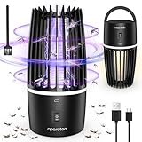 Insektenvernichter Elektrisch, UV Mückenlampe Fliegenfalle Innenbereich Mückenfalle Mückenschutz, USB Insektenvernichter Tragbare Fliegenfallen für Schlafzimmer, Wohnzimmer Büro, Küche und Camping
