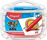 Kredki Colorpeps gel - zelowe 6 sztuk
