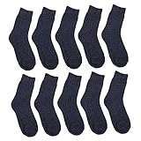 SHERCHPRY 5 Paar Warme Socken Calcetines De Algodon Para Hombre Haussocken für Damen Mädchen Hausschuhe Herren Hausschuhe, Marineblau, 00