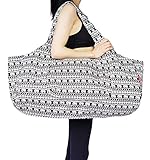 Aozora Tasche für Yogamatte, groß, Tragetasche für Yogamatte, Tragetasche, mit Taschen, passend für Matten mit multifunktionalen Aufbewahrungstaschen, leicht und langlebig (Elefant)