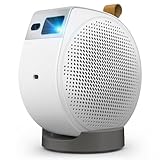 BenQ GV50 1080p Laser Tragbarer Deckenprojektor mit Stativfuß, Drehbare Winkelprojektion, 500 ANSI Lumen, 18W Bass Bluetooth Lautsprecher, Google TV mit Netflix, Chromecast & AirPlay, Autofokus