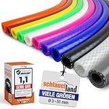 1m UNIVERSAL-SCHLAUCH VARIO SILIKON ID-Ø 4mm schwarz 200°C | METERWARE | Lebensmittelschlauch FDA Druck-Luft Silikon-Schlauch Kompressor Pumpe LLK Heisswasser Dampf verstärkt Gummi flexibel