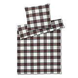 elegante Soft-Flanell Bettwäsche Westminster Wine