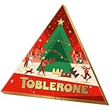 Toblerone Adventskalender 1 x 200g, Weihnachtskalender mit Mini Toblerone